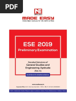 Ies Ese 19 Prelims Solution GS PDF