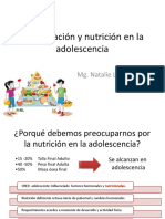 Alimentación y Nutrición en La Adolescencia 2018 PDF