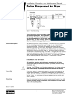 Technical Information: Parker Compressed Air Dryer