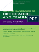 Oxford Handbooks Orthopedics PDF