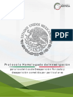 Protocolo de Desaparición Forzada PDF