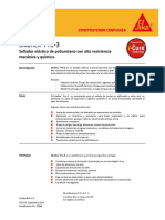 Sellador Elastico Poliuretano Alta Resistencia Quimica Sikaflex Pro 3 WF PDF