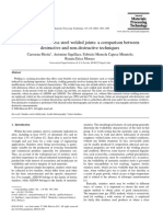 Analysis of Stainless Steel Welded Joints A Comparison Between Destructive and Non-Destructive Techniques