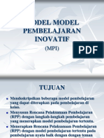 Model-Model Pembelajaran Inovatif (MPI)