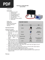 Manual For GASBOARD-6010 Opacity Meter Components Smoke Head