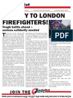 Socialist Party FBU Strike Bulletin