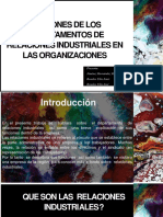 Funciones de Los Departamentos de Relaciones Industriales en