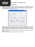 Bases de Datos y Formularios Java