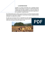 La Deforestacion