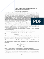 Least-Squares: J. Soc. Indust. Appl. Math. No. June, U.S.A