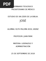 Estudio de Líder de La Biblia. José