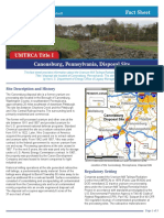 Canonsburg Uranium Site Info (Source: DOE)