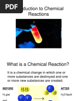 Introduction To Chemical Reactions