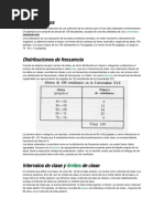 Distribucion de Frecuencia