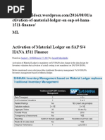 Ctivation-Of-Material-Ledger-On-Sap-S4-Hana-1511-Finance/ ML