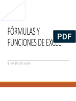 Fórmulas y Funciones de Excel