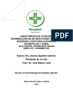 Caracteristicas Clinicas y Epidemioloicas de Reacciones Cutaneas Adversas