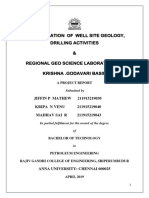 Familiarization of Well Site Geology, Drilling Activities & Regional Geo Science Laboratory of Krishna .Godavari Basin