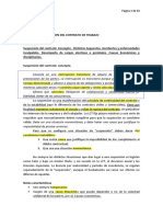 Suspension y Extincion Del Contrato de Trabajo