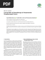 Review Article: Current Role of Chemotherapy in Nonmetastatic Nasopharyngeal Cancer