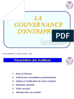 Cours Gouvernance Entreprise DrNDOUMA Masters 2018 PDF