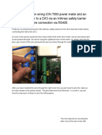 Documentation On How To Wire An Itron Corus Meter