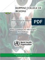 Who Guidelines For Safe Surgery 04222k9 PDF