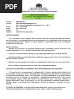 Programa Comportamiento Ambiental CCY351 Abril-Jul 2018