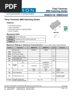 Diode Silicon Mmbd4148 75v 0.2a Sot-23