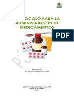 Protocolo Administrac. Medicamentos 2019 Cdi-Hcb