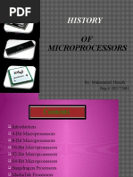 History: OF Microprocessors