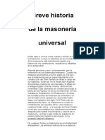 Breve Historia de La Masonería Universal