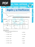 Angulos y Su Clasificacion para Cuarto de Primaria