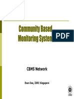 Community Based Monitoring System: CBMS Network