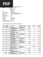 Account Statement From 2 Sep 2018 To 2 Mar 2019: TXN Date Value Date Description Ref No./Cheque No. Debit Credit Balance