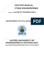 Foundation Engg Lab Mannual PDF