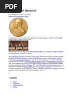 List of Nobel Laureates