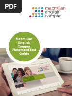 Macmillan English Campus Placement Test Guide