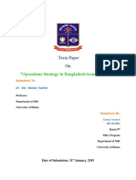 Operations Strategy in Bangladesh From 2000-2015