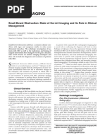 Clinical Imaging: Small-Bowel Obstruction: State-of-the-Art Imaging and Its Role in Clinical Management