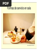 Formas de Servicio en Sala PDF