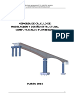 01 Memoria de Cálculo Pte Kuri - Marzo PDF