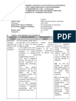 Cse Dept Introduction Sheet