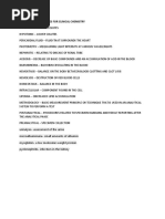 Medical Terminologies For Clinical Chemistry