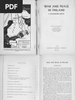 War Peace Finland - Text PDF