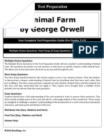 Animal Farm Test Preparation Sample Pages