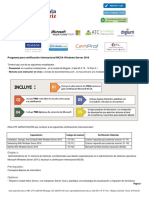 Capacitacion Programa para Certificación Internacional MCSA Windows Server 2016