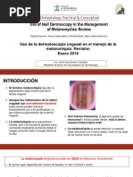 Astrid Iliana Brazón Caballero - Ficha Uso de La Dermatoscopia Ungueal en El Manejo de La Melanoniquia Revisión Enero 2019