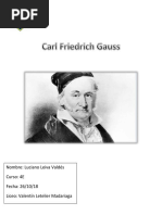 Carl Friedrich Gauss