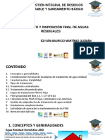 Tratamiento y Disposición Final de Aguas Residuales - II Importante